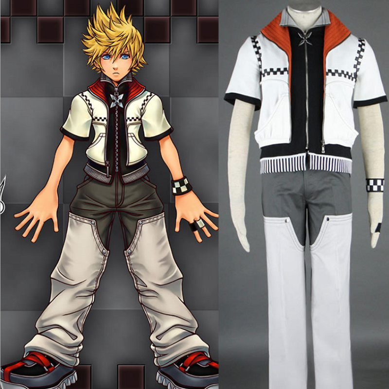 Kingdom Hearts 1 Sora Cosplay Costume
